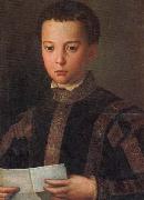 Portrait of Francesco I as a Young Man Agnolo Bronzino